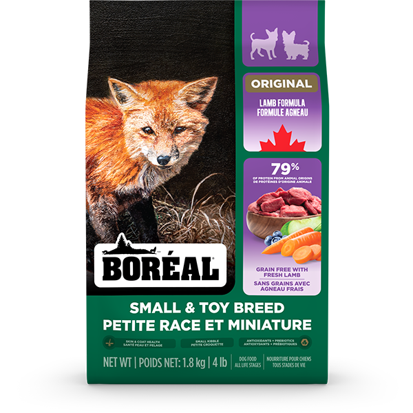 Boréal Original Sans Grains - Agneau - Nourriture Sèche pour Chiens de Petites Races et Miniatures