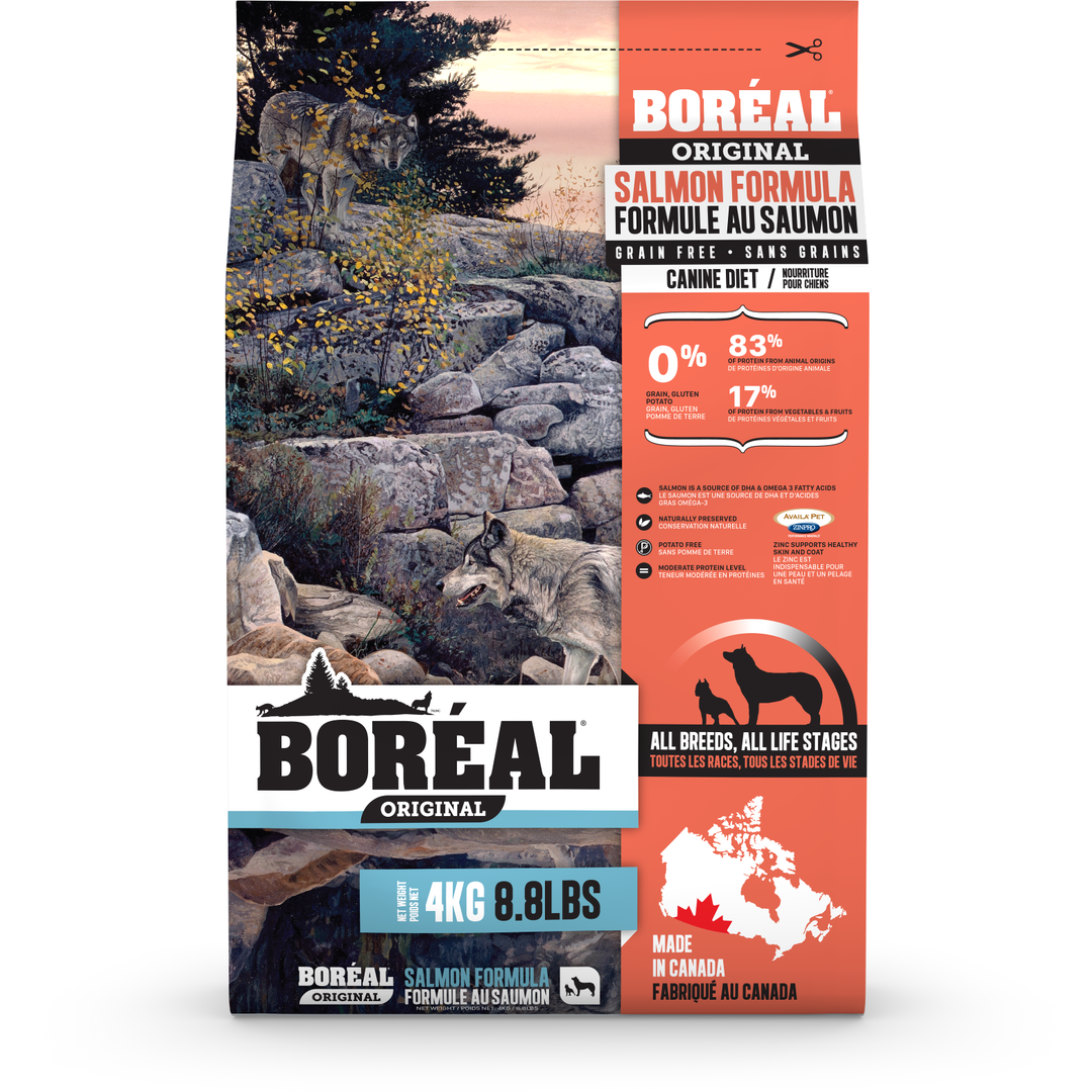 Boréal Original Sans Grains - Saumon - Nourriture Sèche pour Chiens