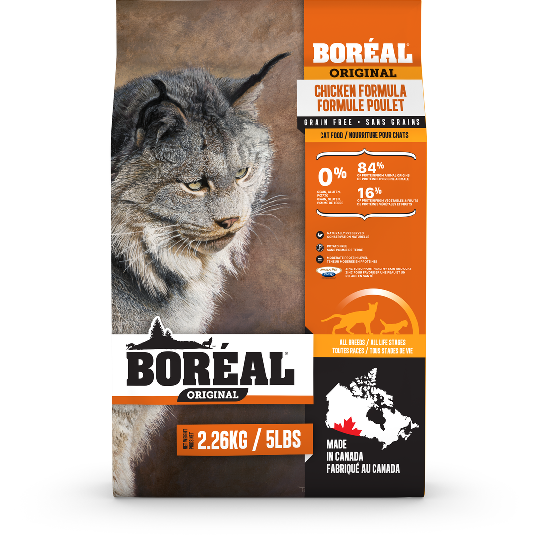 Boréal Original - Poulet - Nourriture Sèche Sans Grains pour Chats