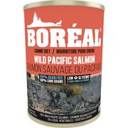 Boréal - Chien Pâté de Saumon Sauvage du Pacifique - Nourriture Humide Sans Grains pour Chiens