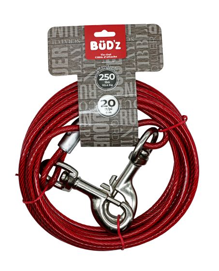 BUD'Z Câble Attache 20' < 250lb