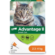 ADVANTAGE II Petits Chats 2.3-4kg x2