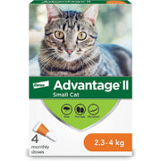 ADVANTAGE II Petits Chats 2.3-4kg x4