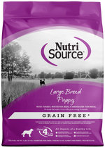 Voir l’image dans la galerie, NutriSource - Chiot Grande Race Dinde et Poisson Blanc - Nourriture Sèche Sans Grains pour Chiens
