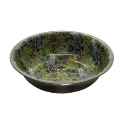 *BAXTER & STELLA Chat Bol Inox Selecta Motif Florale 11.885g
