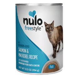 Nulo Freestyle - Chat & Chaton Pâté de Saumon et Maquereau - Nourriture Humide Sans Grains pour Chats
