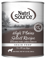 Voir l’image dans la galerie, NutriSource - Chien Pâté de Boeuf, Porc, Agneau et Venaison (High Plains Select) - Nourriture Humide Sans Grains pour Chiens