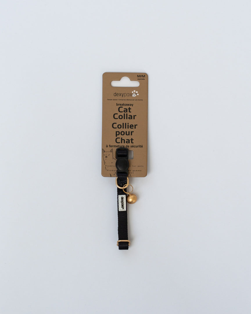 Dexypaws - Collier en Polyester avec Clochette - Collier pour Chats