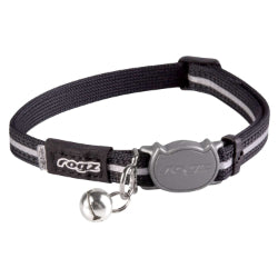 ROGZ Chat Collier AlleyCat Noir 8-12"