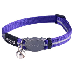 ROGZ Chat Collier AlleyCat Violet 8-12"