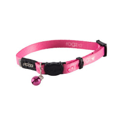 ROGZ Chat Collier KiddyCat Coeurs Roses 6-9"