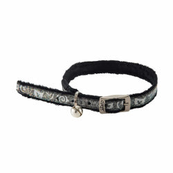 ROGZ Chat Collier SparkleCat Noir 10.-12"