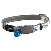 ROGZ Chat Collier GlowCat Fleurs Bleues 8-12