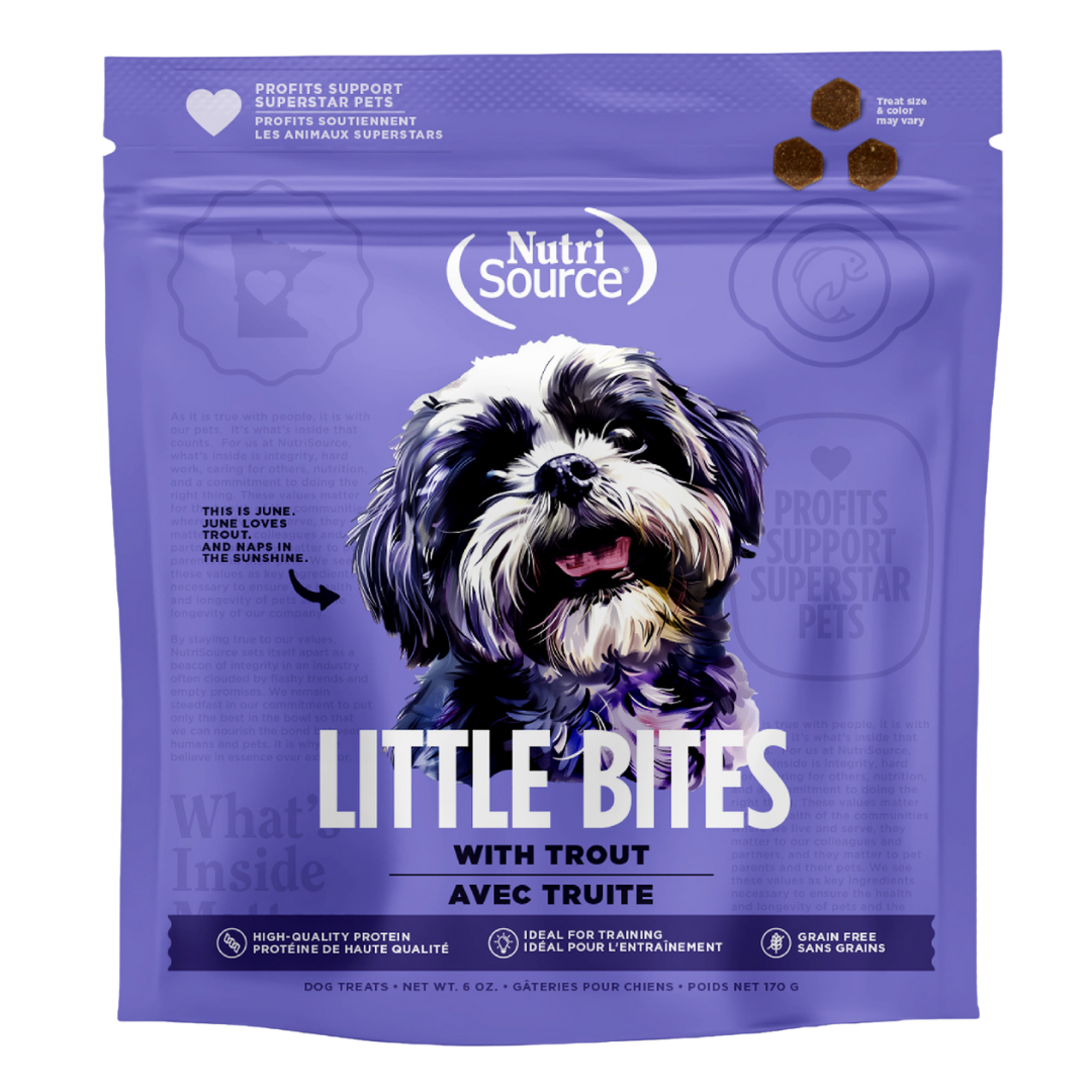 NutriSource - Petites Bouchées de Truite - Gâteries d'Entraînement pour Chiens