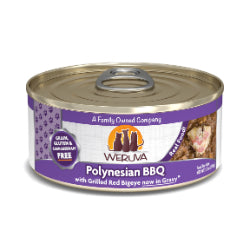 Weruva - Chat "Polynesian BBQ" Gros-Oeil Rouge Grillé en Sauce - Nourriture Humide Sans Grains pour Chats