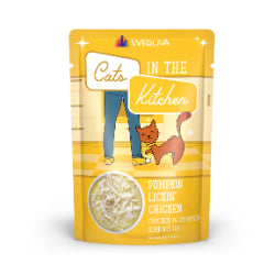 Weruva Cats in the Kitchen - Chat "Pumpkin Lickin' Chicken" Poulet dans une Soupe de Citrouille - Nourriture Humide Sans Grains pour Chats en Pochette