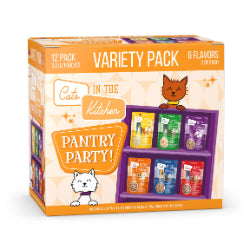 Weruva Cats in the Kitchen - Chat "Pantry Party!" Assortiments de 12 x 85 g en Sauce - Nourriture Humide Sans Grains pour Chats en Pochette