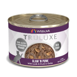 Weruva Truluxe - Chat "Glam N' Punk" Agneau et Canard en Gelée - Nourriture Humide Sans Grains pour Chats