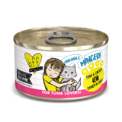 Weruva Best Fido Friend - Chat "4EVA" Thon et Poulet en Sauce - Nourriture Humide Sans Grains pour Chats