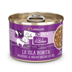 Weruva Cats in the Kitchen - Chat "La Isla Bonita" Maquereau et Crevette au Jus - Nourriture Humide Sans Grains pour Chats