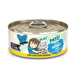 Weruva Best Fido Friend Play - Chat "Checkmate" Pâté de Poulet dans une Purée Hydratante - Nourriture Humide Sans Grains pour Chats
