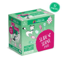 Weruva Cats in the Kitchen - Chat "Meowiss Bueller" Pâté de Poulet et Agneau dans une Purée Hydratante - Nourriture Humide Sans Grains pour Chats en Pochette