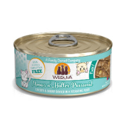 Weruva - Chat "Meows N' Holler Purramid" Pâté de Poulet et Crevette dans une Purée Hydratante - Nourriture Humide Sans Grains pour Chats