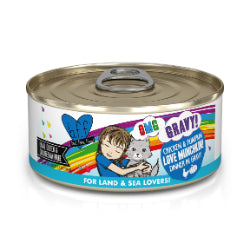 Weruva Best Fido Friend Oh My Gravy! - Chat "Love Munchkin!" Poulet et Citrouille en Sauce - Nourriture Humide Sans Grains pour Chats