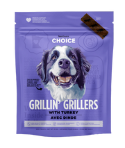 NutriSource Grillin' Grillers - Dinde - Gâteries Tendres pour Chiens