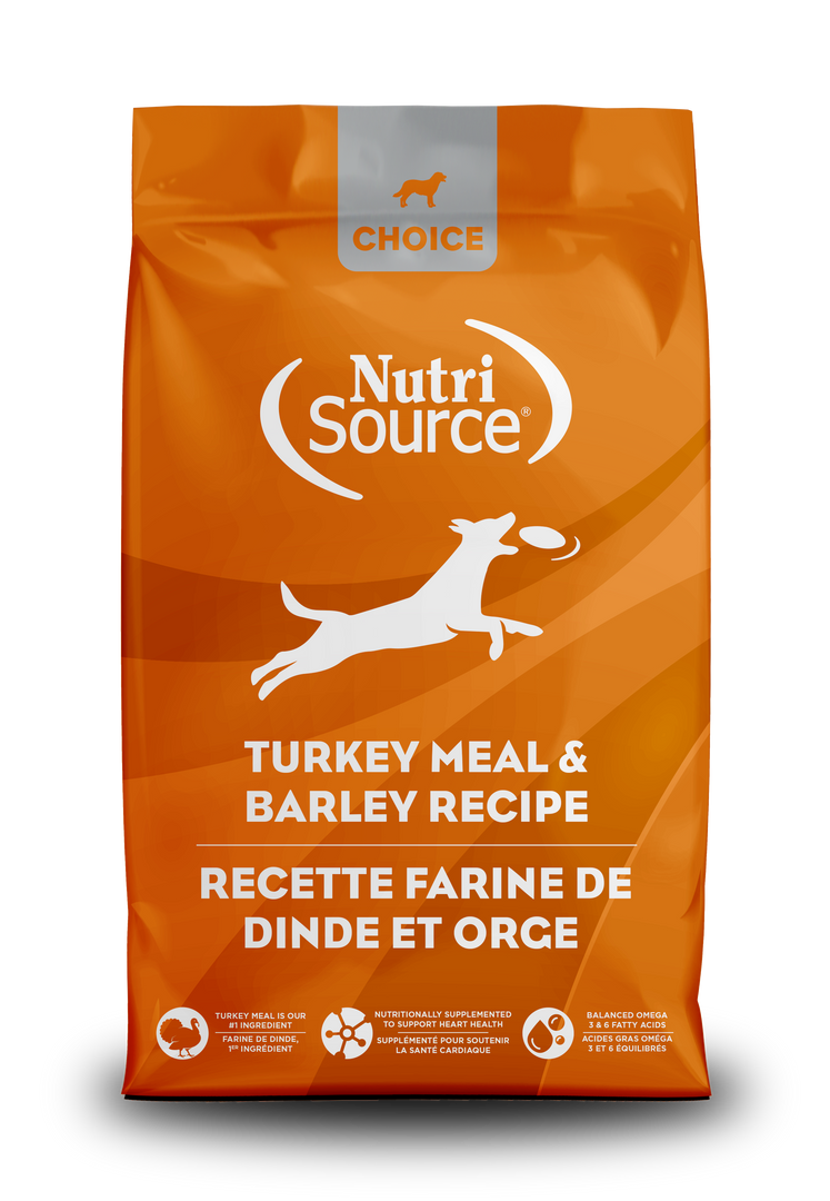 NutriSource Choice - Chien Dinde et Orge - Nourriture Sèche pour Chiens