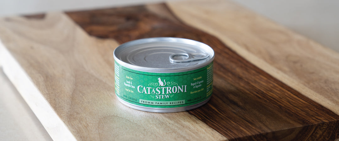 Fromm Cat-A-Stroni - Chat Adulte Ragoût d'Agneau et Légumes - Nourriture Humide pour Chats