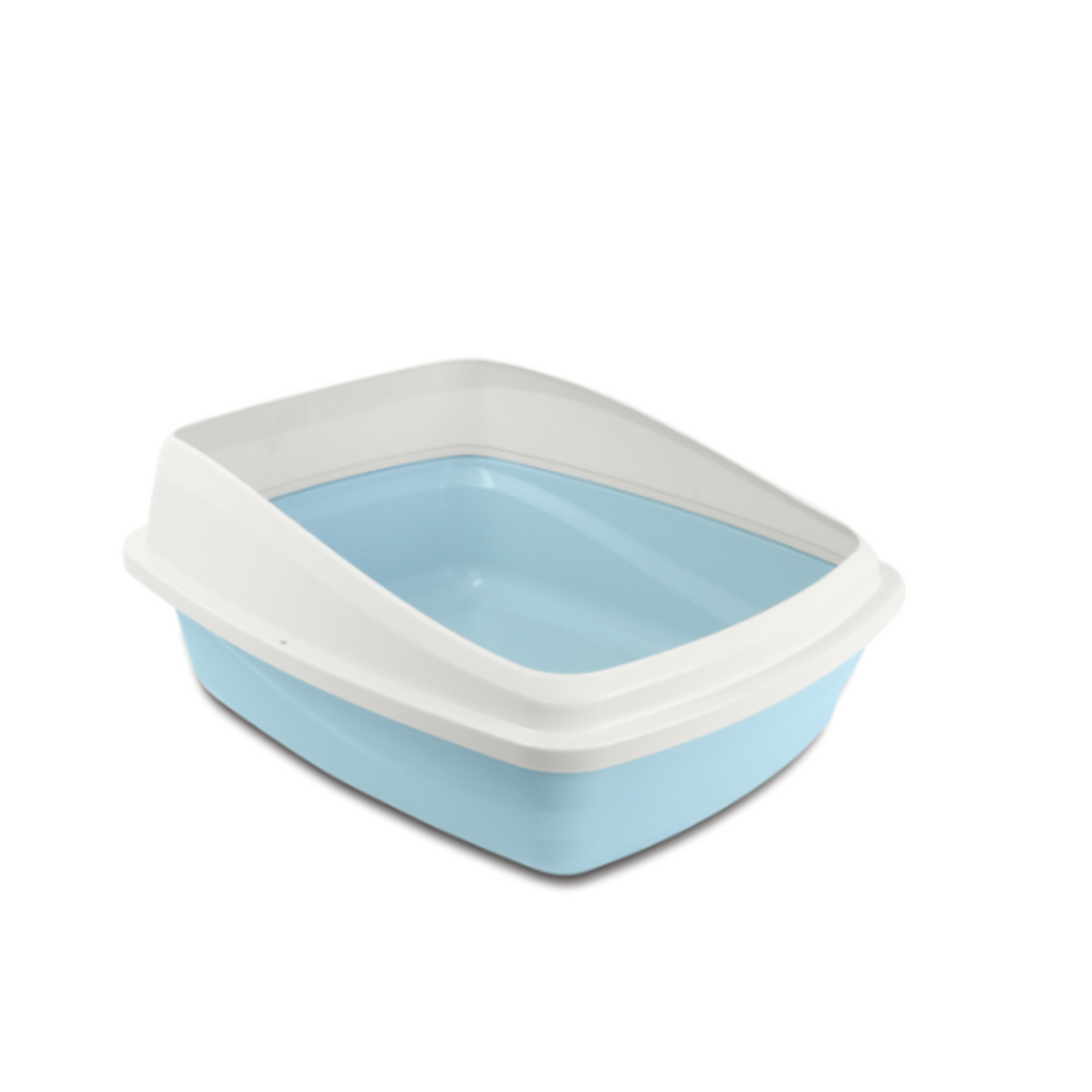 *CATIT Bac à Litière M Bleu & Gris Clair