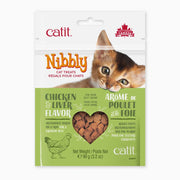 Catit Nibbly - Arôme de Poulet et Foie - Gâteries Croquantes pour Chats