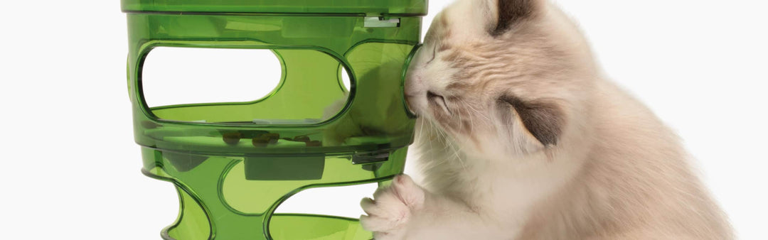 Catit Senses 2.0 - Croquettier Interactif en Forme d'Arbre - Mangeoire Interactive pour Chats