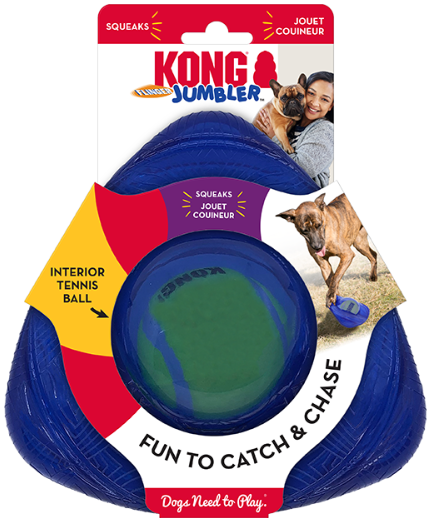 KONG Jouet Chien Jumbler Flinger Assortis M/L