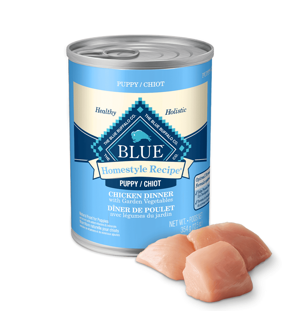 Blue Homestyle - Dîner de Poulet avec Légumes du Jardin - Nourriture Humide pour en Pâté Chiens Adultes de Petites races