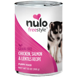 Nulo Freestyle - Chien Adulte Pâté Poulet, Saumon et Lentilles - Nourriture Humide Sans Grains pour Chiens