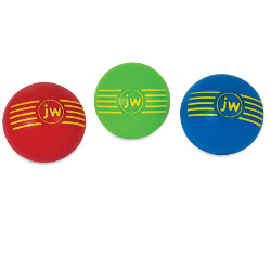 JW Pet - Balle iSqueak - Jouet à Mâcher en Caoutchouc avec Couineur pour Chiens
