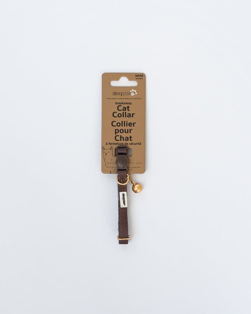 DEXYPAWS Chat Collier Polyester M Espresso