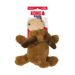 Kong Cozie Marvin l'Orignal Marron - Jouet en Peluche avec Couineur pour Chiens