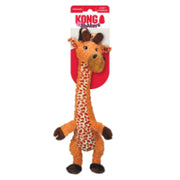 Kong - Shakers Luvs Girafe - Jouet Interactif en Peluche avec Couineur pour Chiens