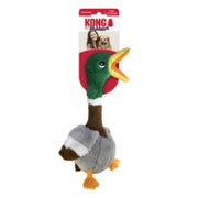 Kong - Shakers Honkers Canard - Jouet en Peluche avec Couineur pour Rapporter et Tirer pour Chiens