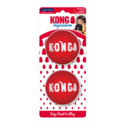 Kong Signature - Balle - Jouet avec Couineur pour Chiens