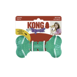 Kong Squeezz - Os Dentaire - Jouet à Mâcher et Rapporter pour Chiens