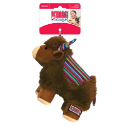 Kong - Sherps Yak - Jouet en Peluche avec Couineur pour Chiens