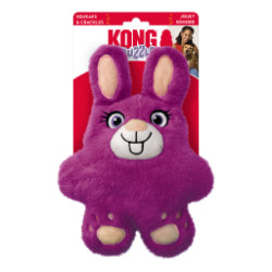 Kong - Snuzzles Lapin - Jouet en Peluche avec Couineur pour Chiens