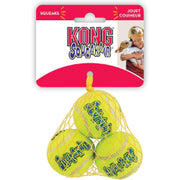 Kong SqueakAir - Balles de Tennis - Jouet avec Couineur pour Chiens