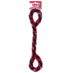 Kong Signature - Corde avec Double Anneau 22" - Jouet de Tiraillement en Nylon pour Chiens