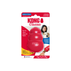 Kong Classique - Jouet et Distributeur de Friandises en Caoutchouc pour Chiens