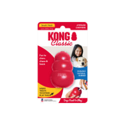 Kong Classique - Jouet et Distributeur de Friandises en Caoutchouc pour Chiens